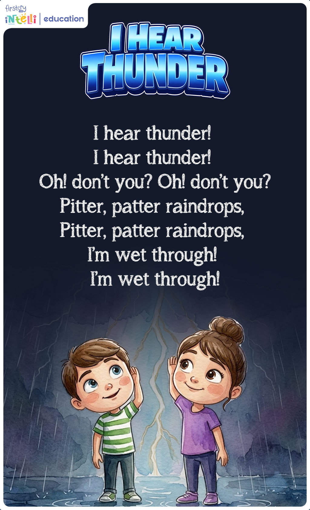 I Hear Thunder Rhyme I Hear Thunder Rhyme