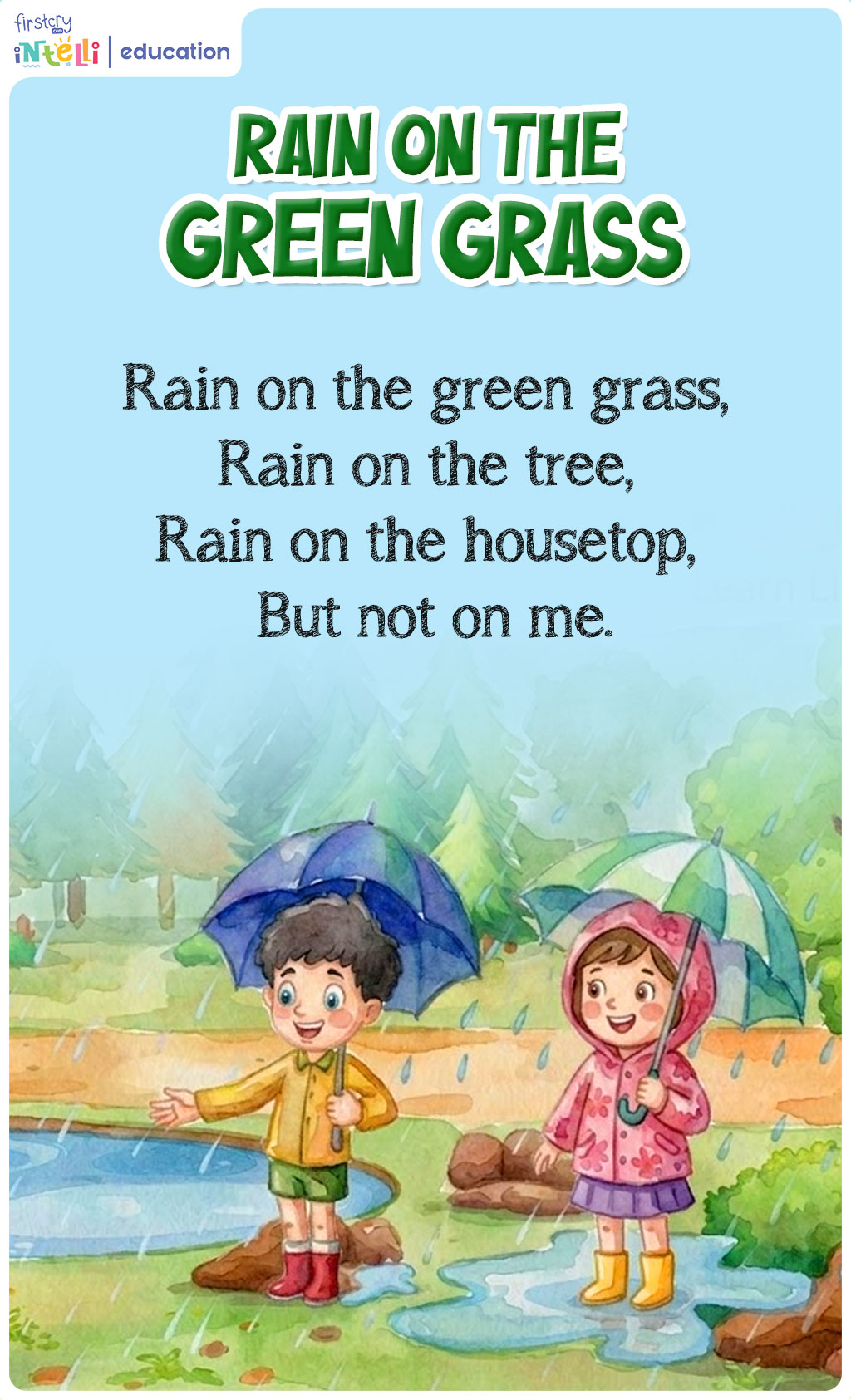 Rain On The Green Grass Rhyme Rain On The Green Grass Rhyme