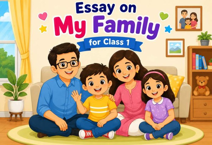 Essay on My Family for Class 1