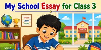 My School Essay For Class 3