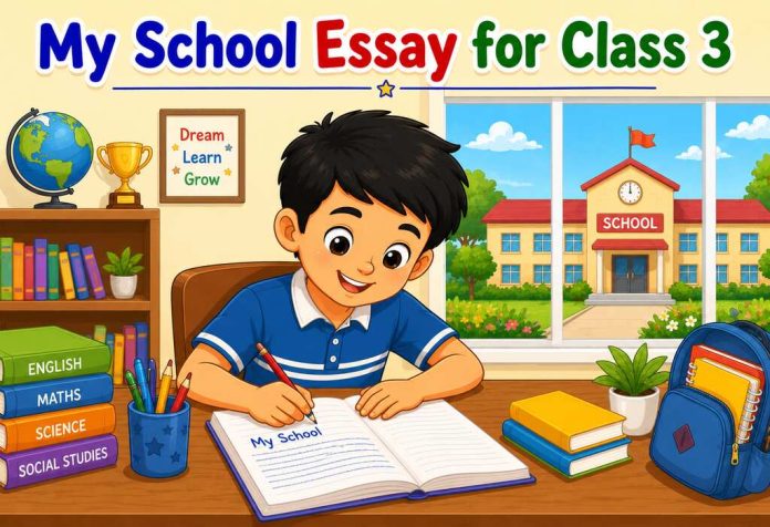 My School Essay For Class 3