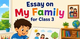Essay on My Family for Class 3