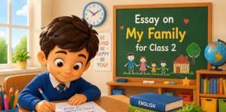 Essay on My Family for Class 2