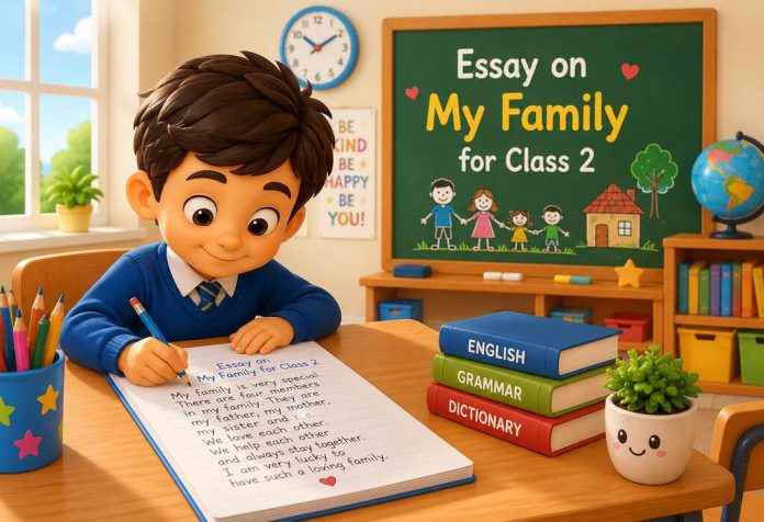 Essay on My Family for Class 2