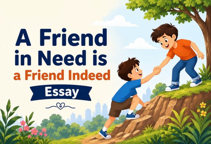 A Friend in Need is a Friend Indeed Essay