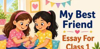 My Best Friend Essay For Class 1