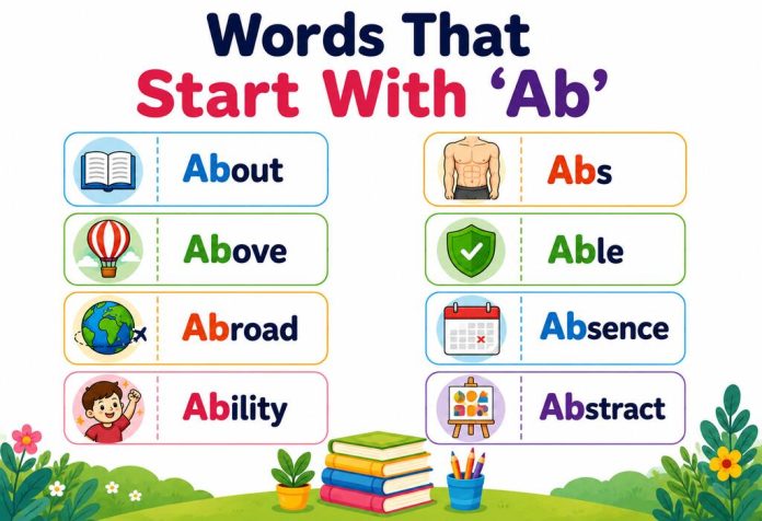 Words That Start with Ab