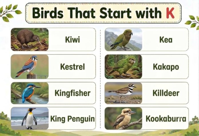 Birds That Start with K