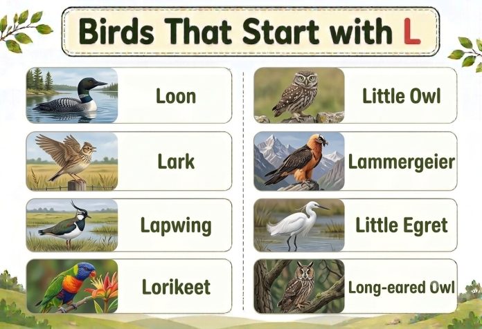 Birds That Start with L
