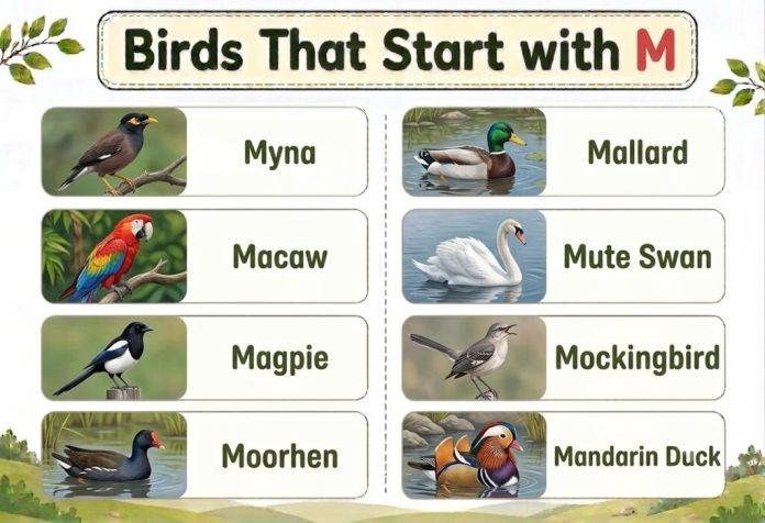 Birds That Start with M