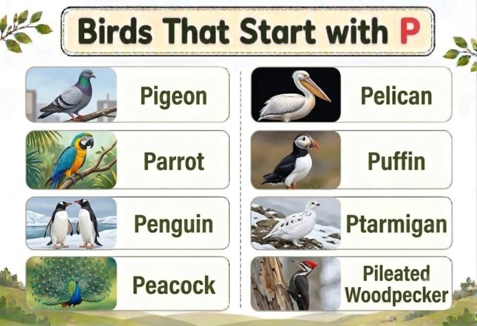 Birds That Start with P