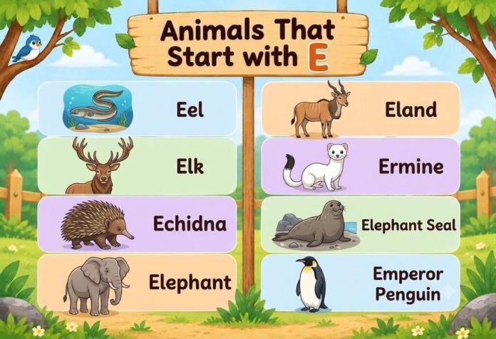 Animals That Start with E