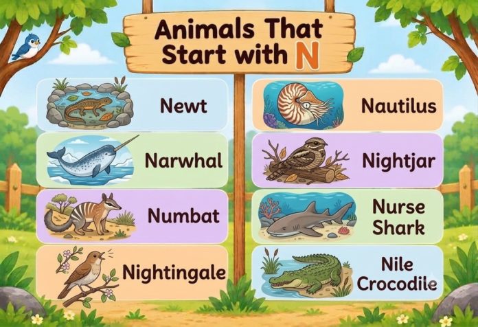 Animals That Start with N