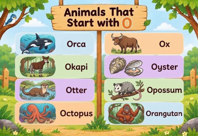 Animals That Start with O