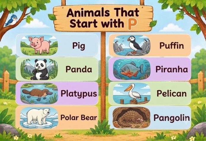 Animals That Start with P
