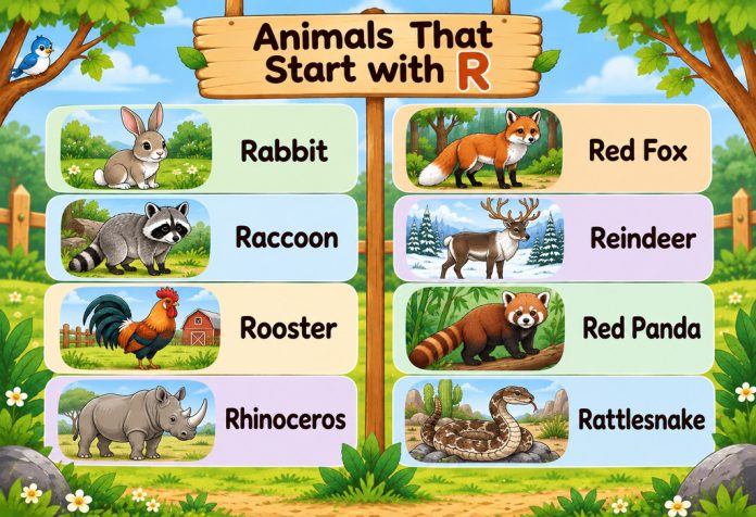 Animals That Start with R