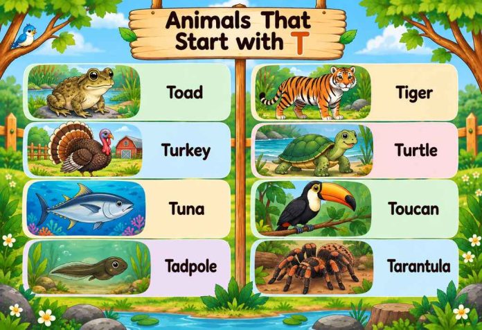 Animals That Start with T