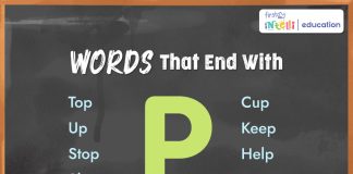 Words That End with P