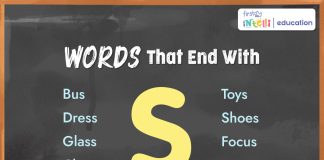 Words That Ends with S