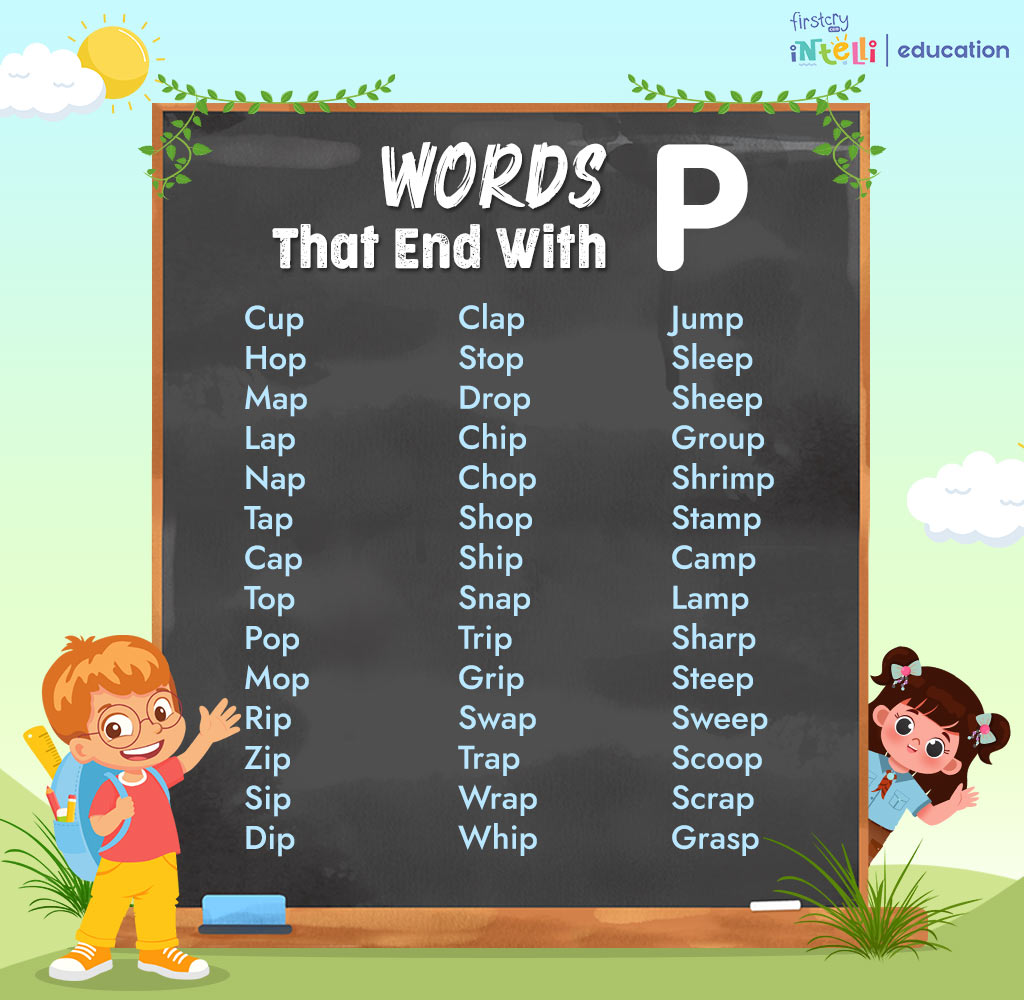 Words That End with P Chart Words That End with P Chart