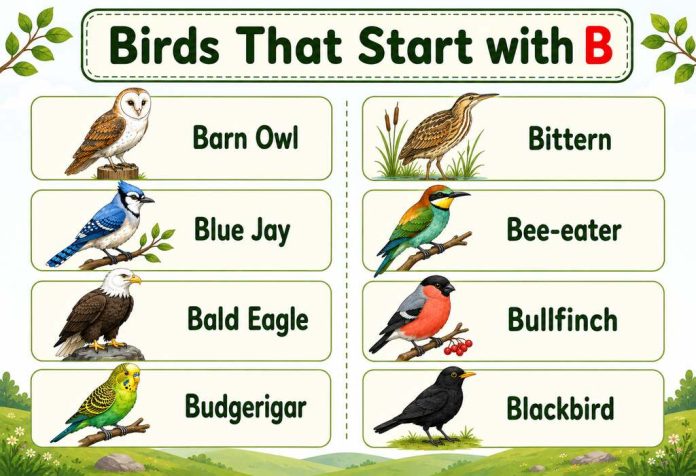 Birds That Start with B