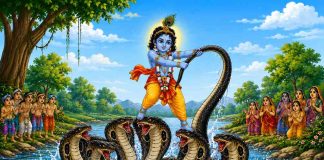 Story Of Krishna And Kaliya Snake For Kids