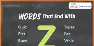 Words That End with Z
