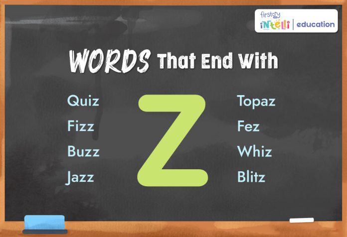 Words That End with Z