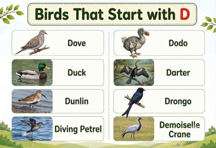 Birds That Start with D