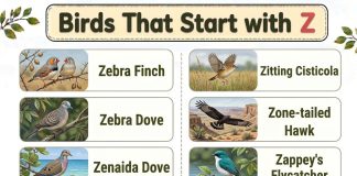 Birds That Start with Z