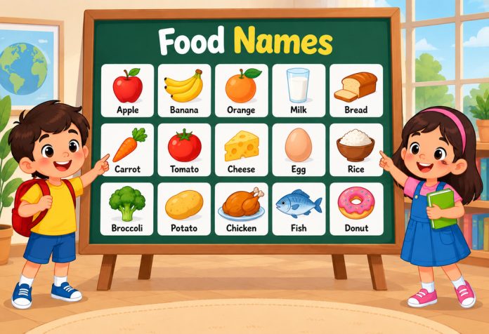 Food Names for Kids