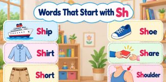 Words That Start with Sh