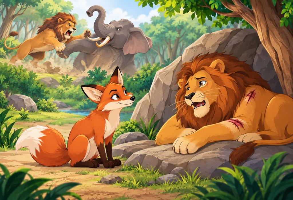 Fox and Lion Fox and Lion