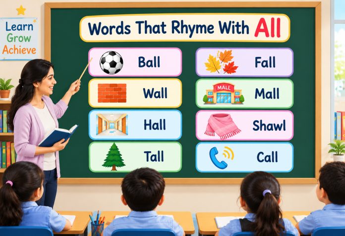 Words That Rhyme With All