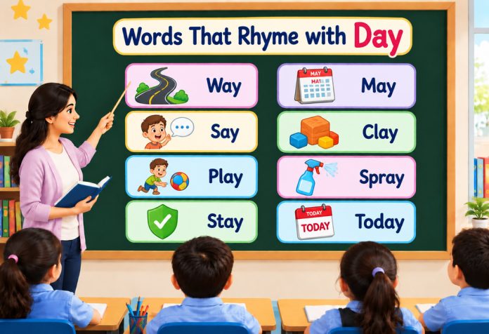 Words That Rhyme With Day