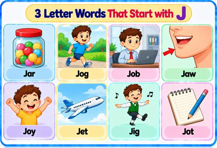 3 Letter Words That Start with J