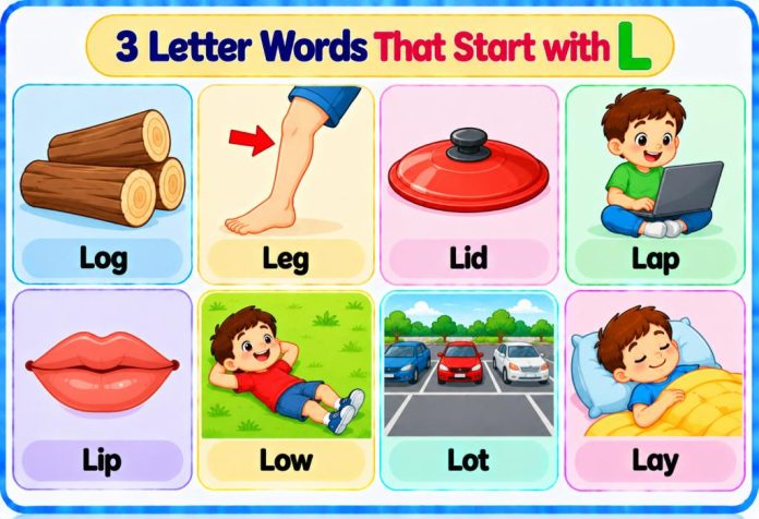 3 Letter Words That Start with L