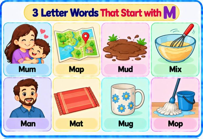 3 Letter Words That Start with M
