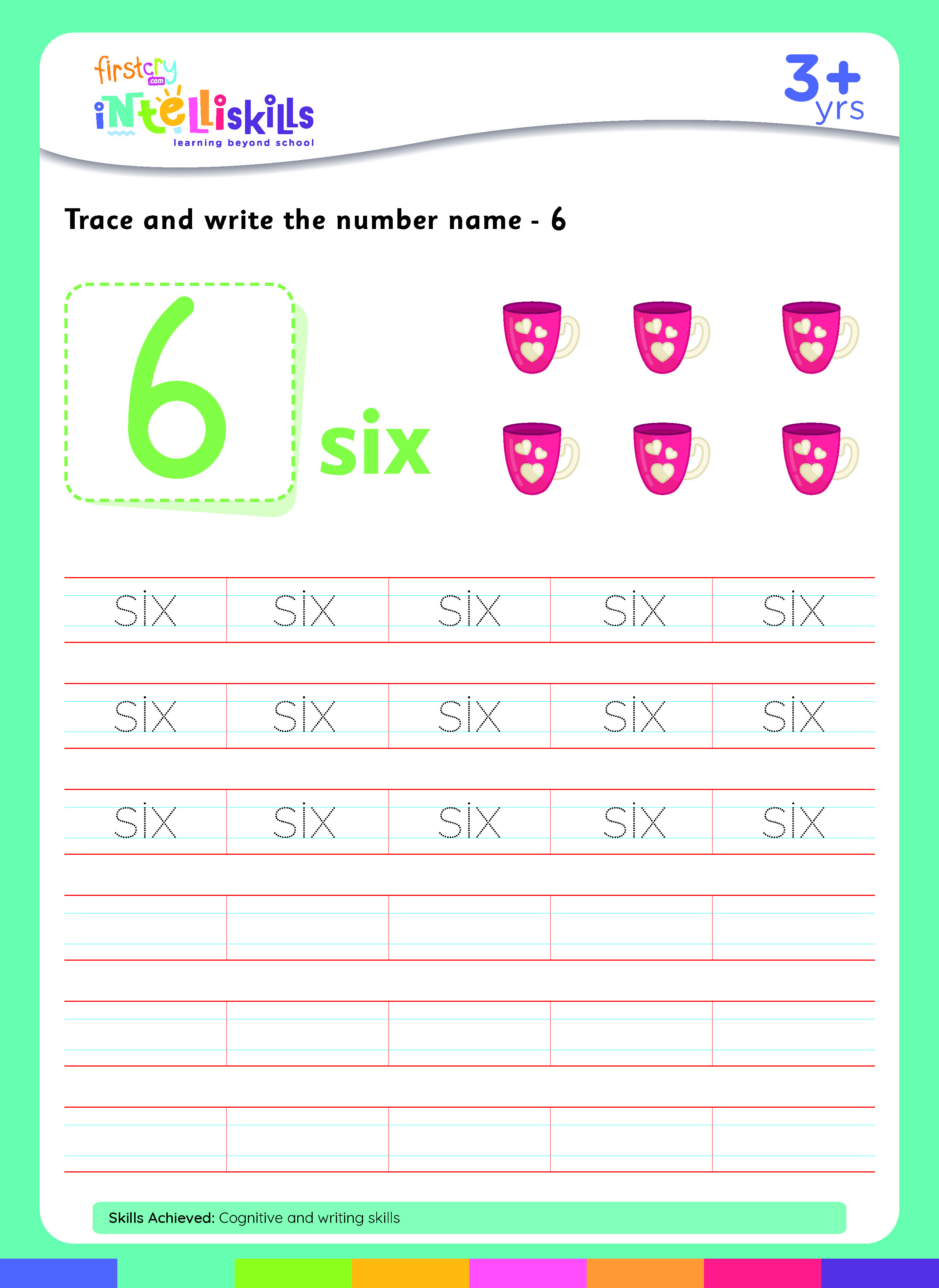 Write number names for given numbers - Math Worksheets