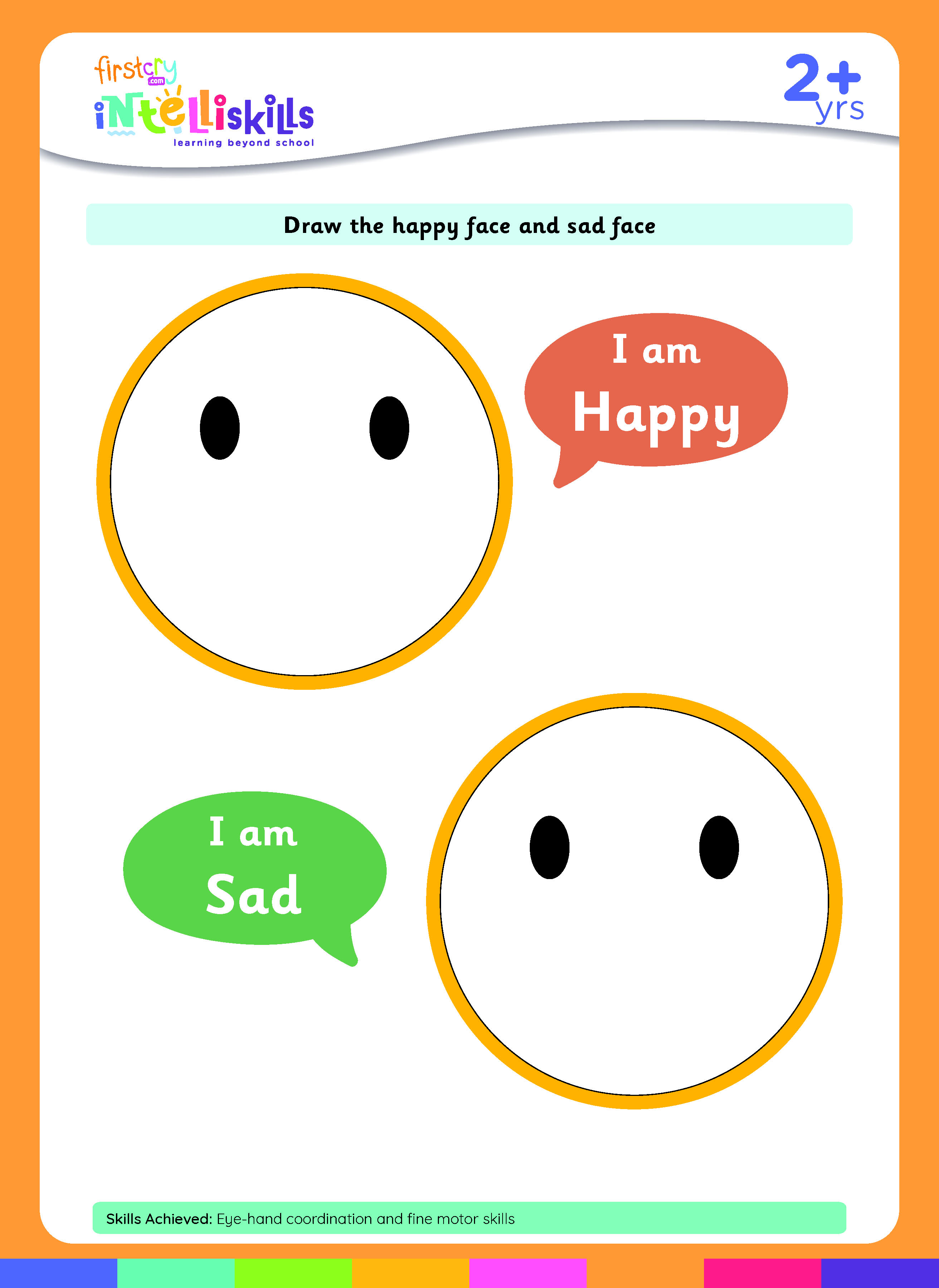 happy faces and sad faces