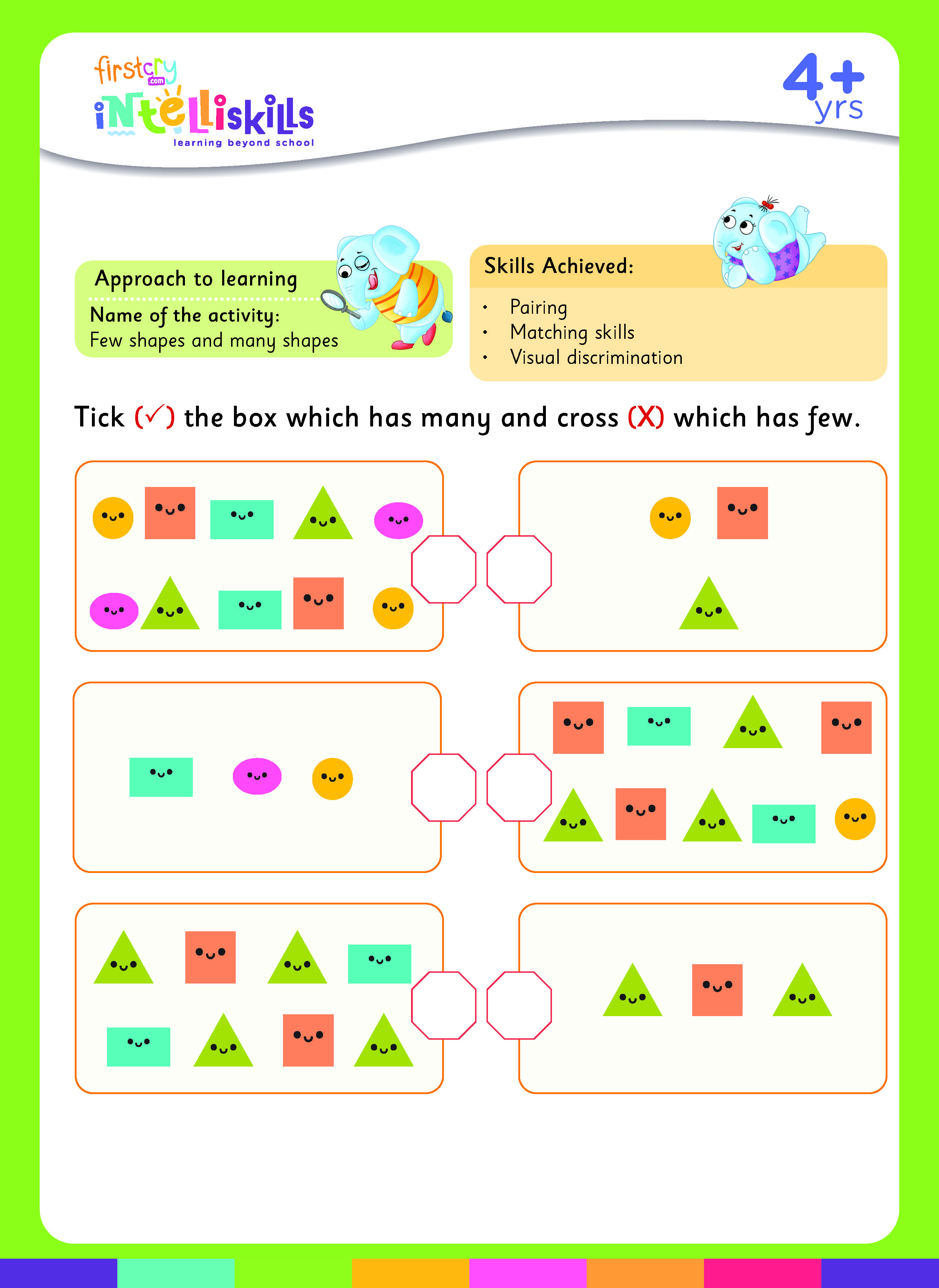 Match one to its many Free & Printables Worksheet at FirstCry Intelli