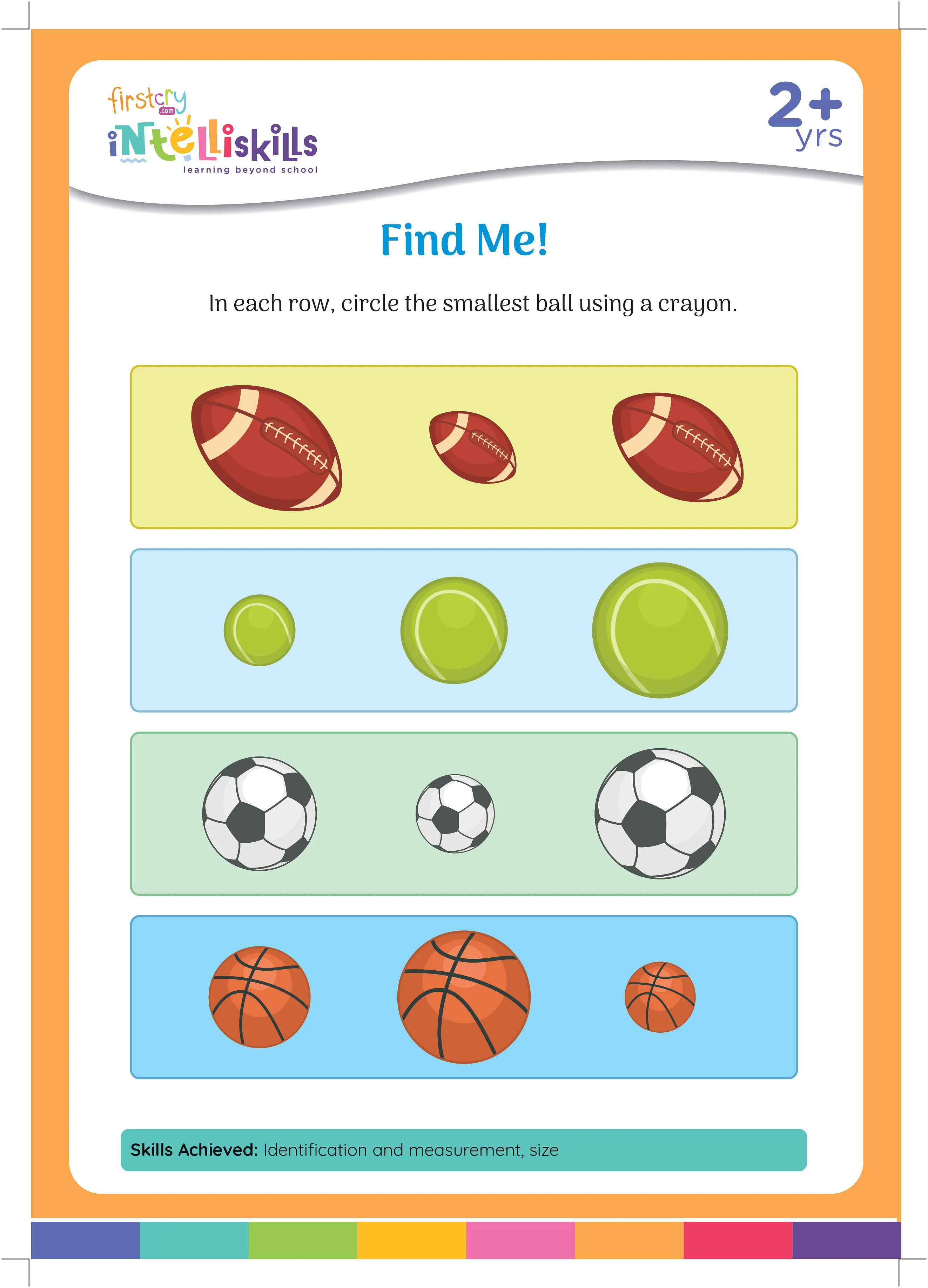 Free Preschool & Kindergarten Size Comparison Worksheets