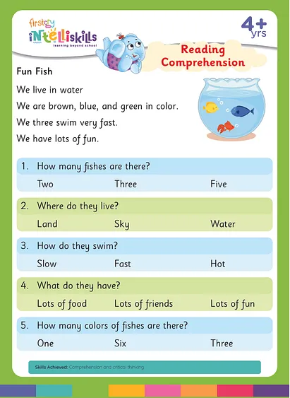 Printable Comprehension Worksheets Preview # 3 | Reading Comprehension