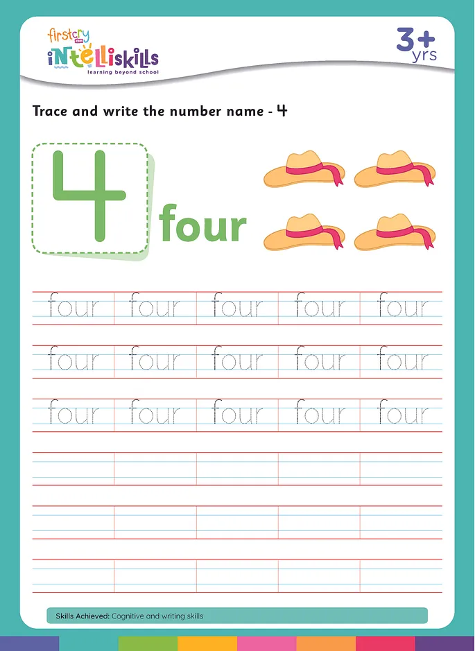 First Trace FirstCry Intelli Worksheets.