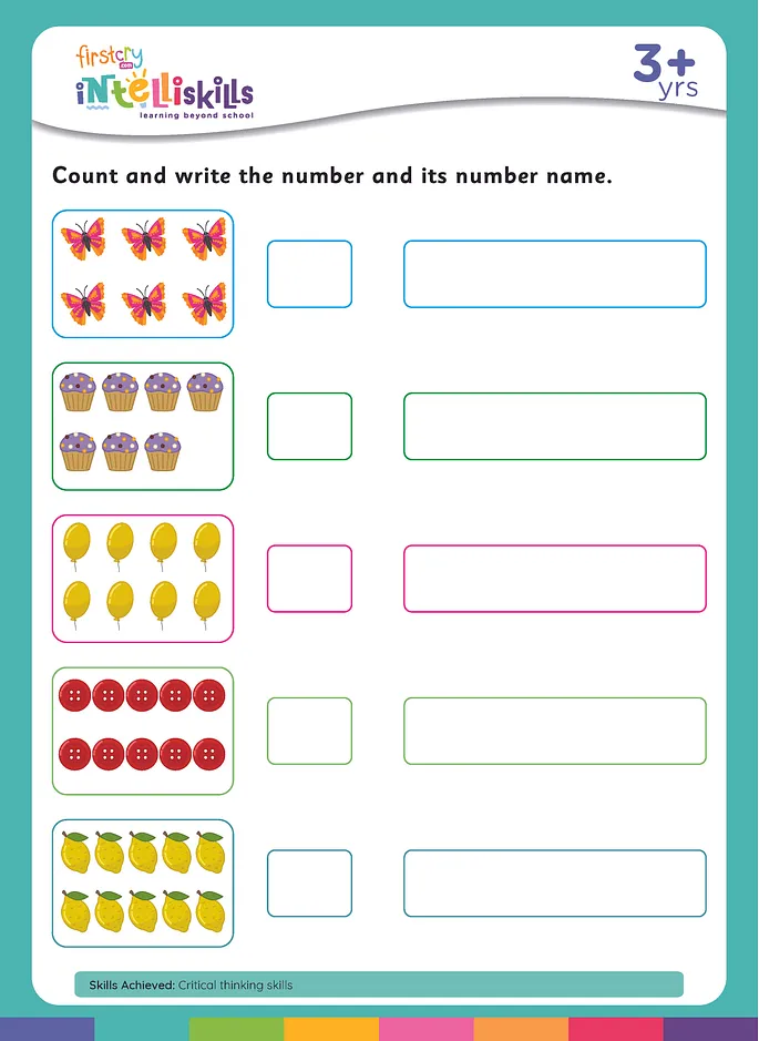 FirstCry Intelli Worksheets.