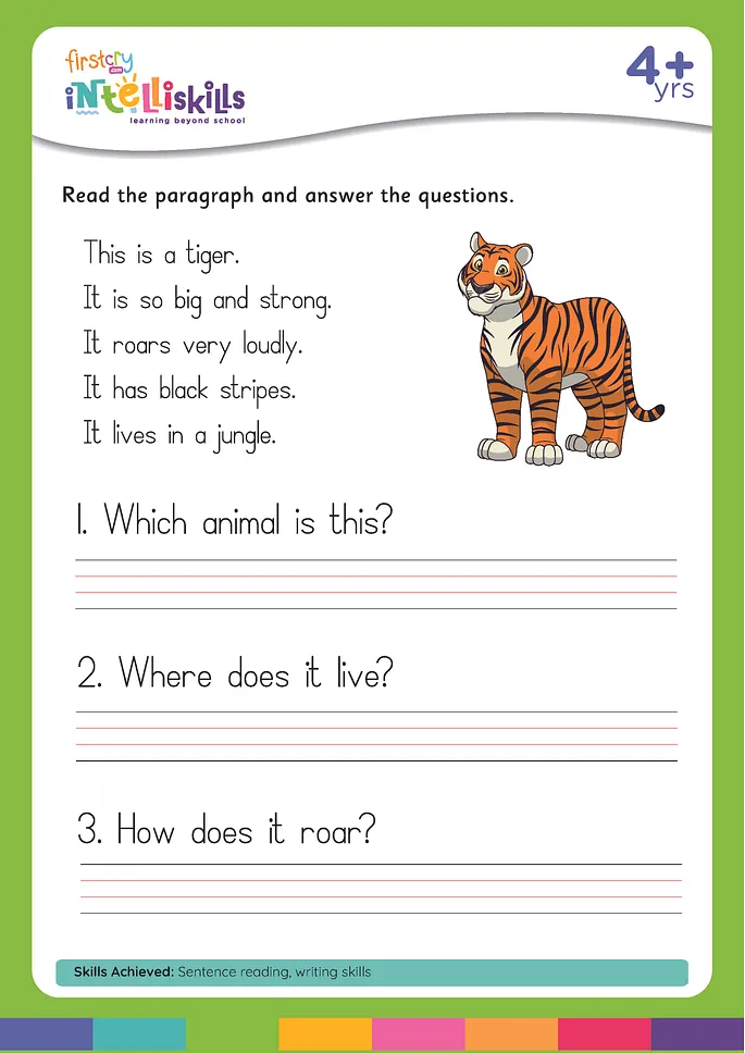 FirstCry Intelli Worksheets.