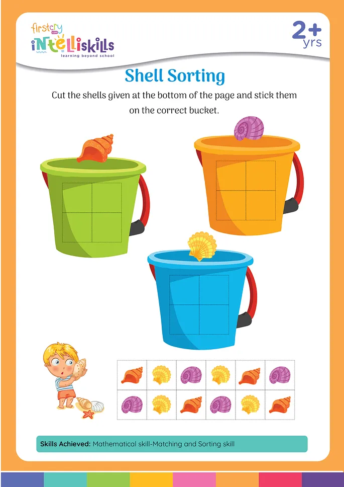 Worksheet On Shell FirstCry Intelli Worksheets.